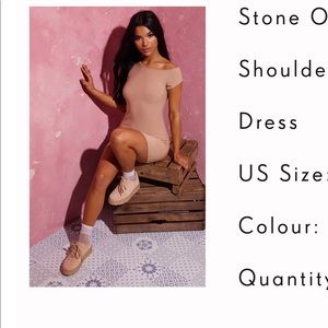 Pretty little thing nude bodycon